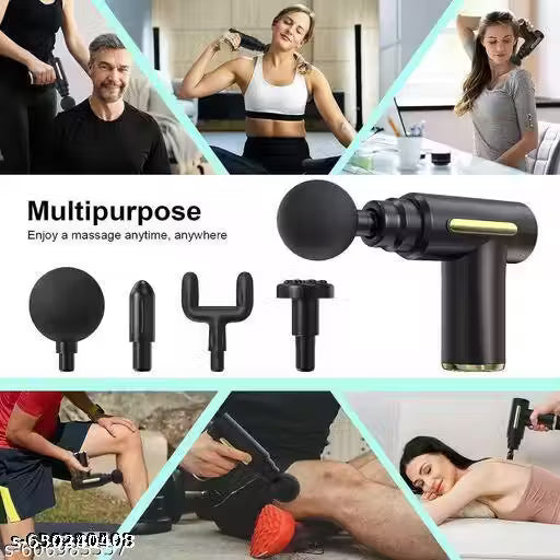 Portable Massage Gun for Pain Relief, Unisex Deep Tissue Massage Gun,